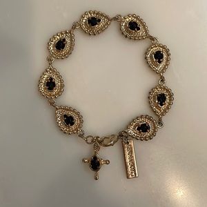 Kendra Scott gold and black bracelet